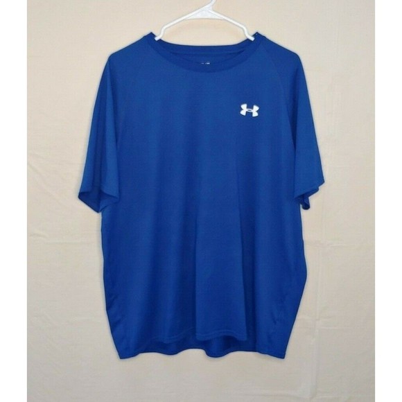 Under armour Other - Under Armour Mens Shirt XL Short Sleeve Blue Heatgear Athletic T-Shirt